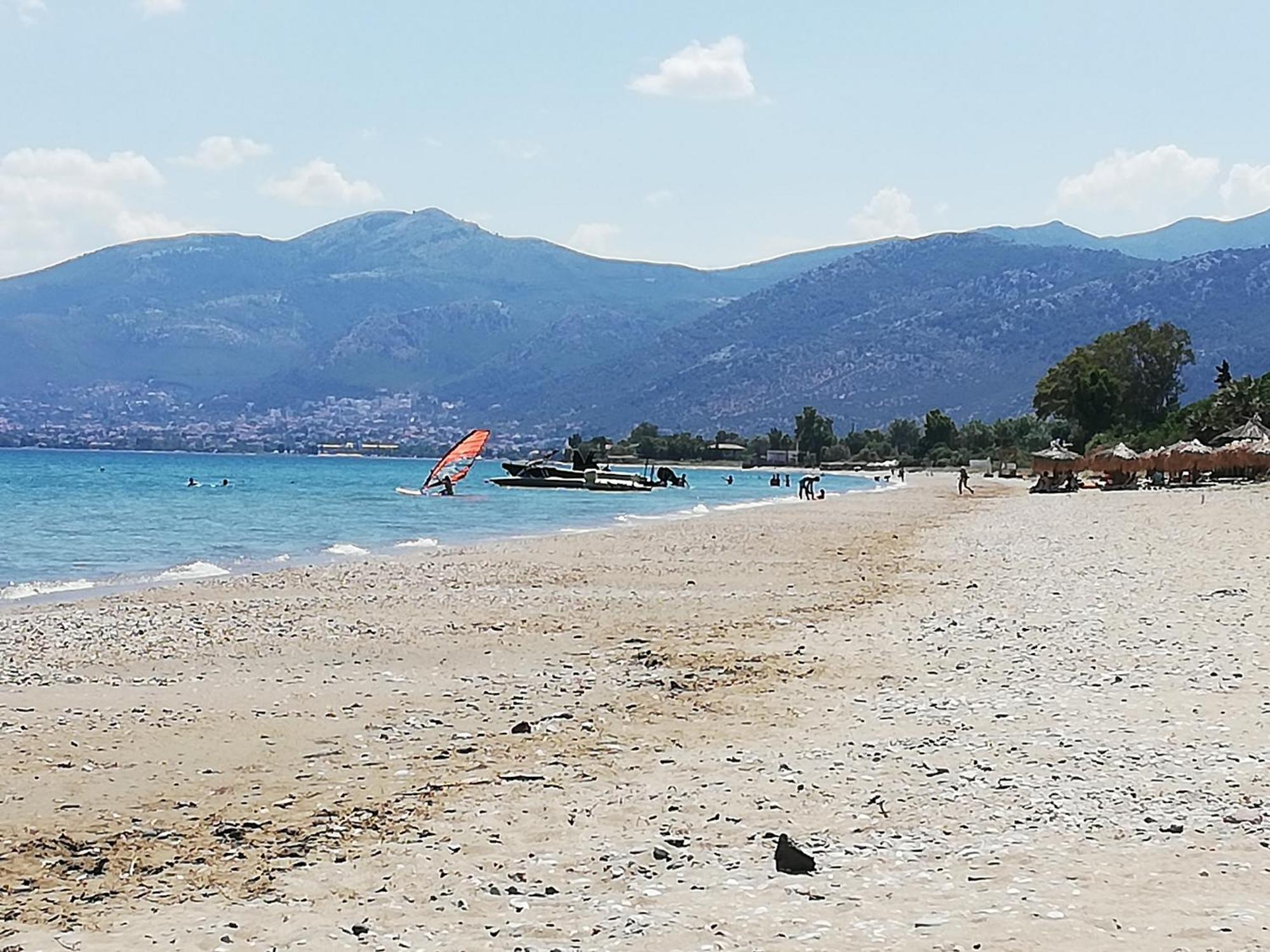 Marathon Beachside Villa 100M From The Beach Schinias Bagian luar foto